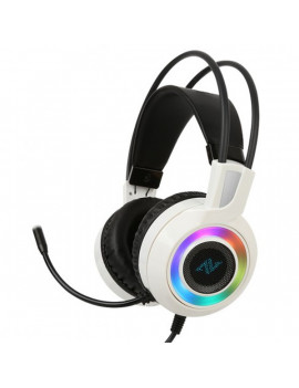 ABKONCORE CH60 RGB 7.1 fehér gamer headset