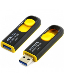 ADATA 64GB USB3.2 Fekete-Sárga (AUV128-64G-RBY) Flash Drive