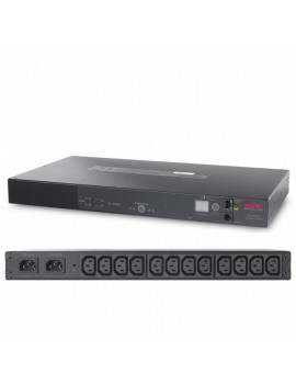 APC AP4421 RACK ATS, 10A/230V, C14 IN, (12) C13 OUT