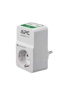 APC PM1WU2-GR SURGE PROTECTOR túlfeszültségvédő 2 USB csatlakozóval