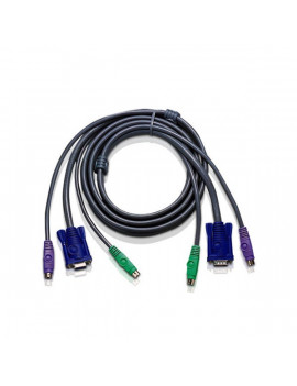 ATEN 2L-1001P/C KVM Kábel PS/2 VGA 2m