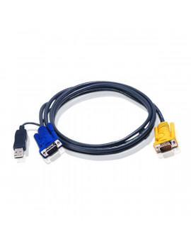 ATEN 2L-5202UP KVM Kábel USB VGA 1,8m