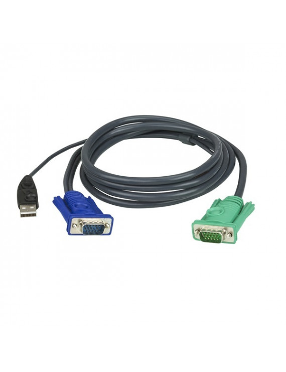 ATEN 2L-5202U KVM Kábel USB VGA 1,8m
