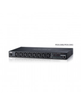 ATEN PE8108G-AX-G Outlet-Metered-Switched 1U PDU