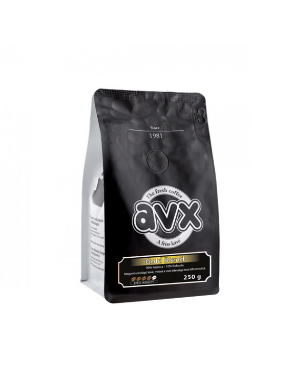 AVX Gold Blend 90% Arabica 250 g pörkölt szemes kávé