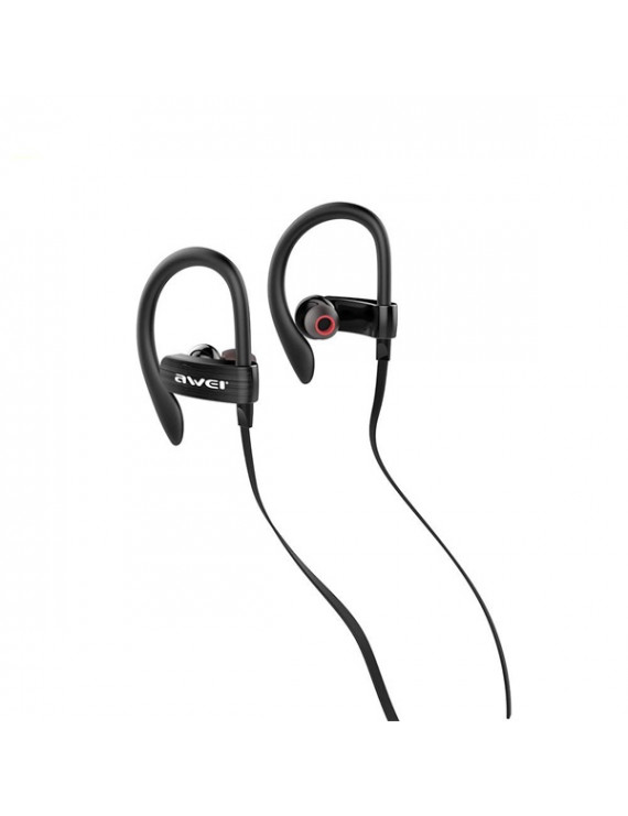 AWEI ES-160i In-Ear fekete sport fülhallgató
