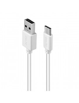 Acme CB1041W 1m fehér Type-C - USB adat és töltőkábel