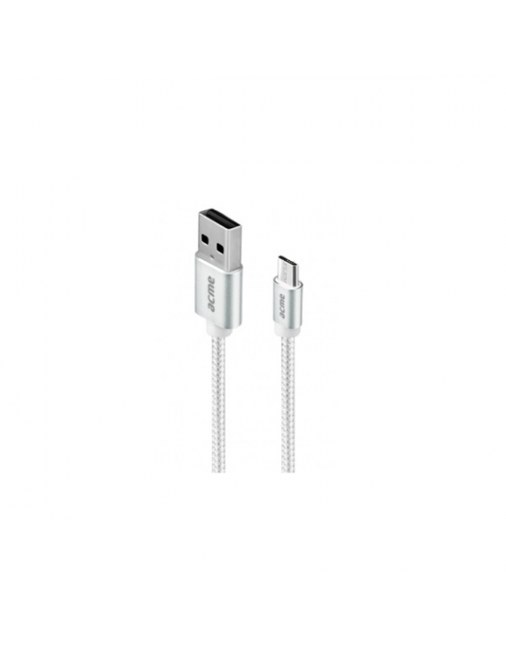 Acme CB2011S 1m ezüst Micro USB kábel