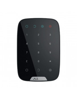Ajax Keypad BL vezetéknélküli érintés vezérelt fekete kezelő