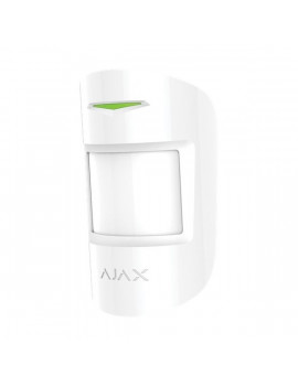 Ajax MotionProtect Plus WH vezetéknélküli kombinált PIR+MW fehér mozgásérzékelő
