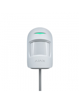 Ajax MotionProtect Plus Fibra WH fehér vezetékes kombinált PIR+MW mozgásérzékelő