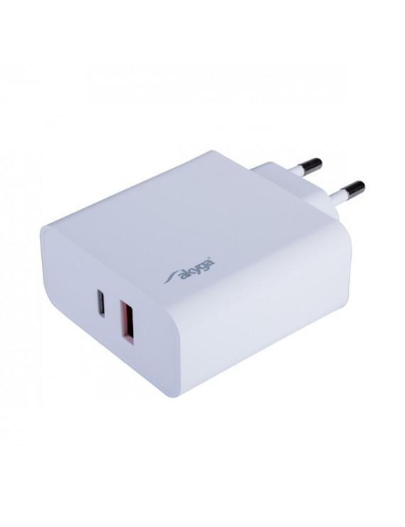 Akyga AK-CH-15 QC3.0 5-20V/3,25A/65W USB töltő