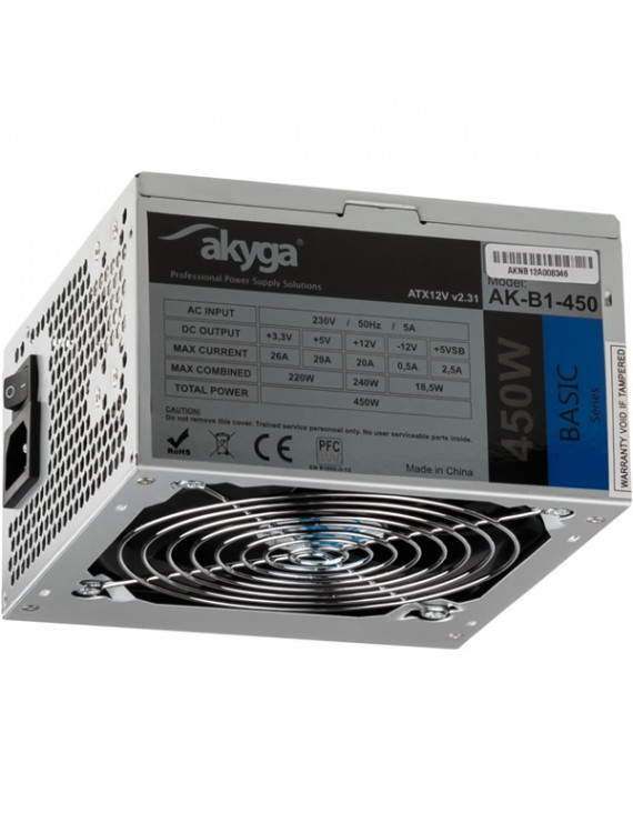 Akyga Basic 450W (AK-B1-450) tápegység