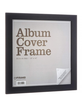 Album keret - fekete fa szegéllyel MDF (Frame - Black Wood) 31.5 x 31.5 cm