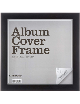 Album keret - fekete fa szegéllyel MDF (Frame - Black Wood) 31.5 x 31.5 cm