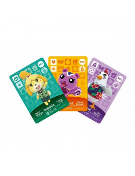 Amiibo Animal Crossing: Happy Home Designer Vol.1 3 darabos kártya csomag