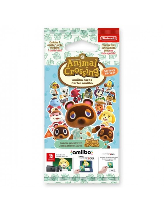 Amiibo Animal Crossing: Happy Home Designer Vol.5 3 darabos kártya csomag