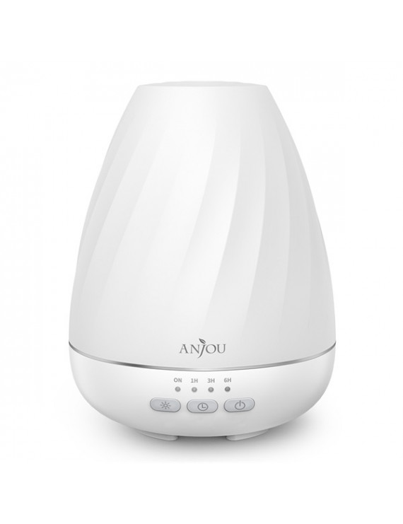 Anjou AJ-ADA003 fehér ultrahangos illóolaj párásító LED fénnyel