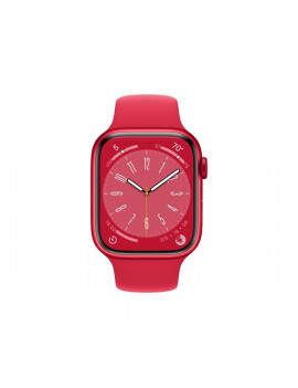 Apple Watch S8 Cellular (45mm) (PRODUCT)RED alumínium tok, (PRODUCT)RED sportszíjas okosóra