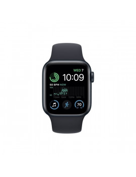 Apple Watch SE2 Cellular (40mm) fekete alumínium tok, fekete sportszíjas okosóra
