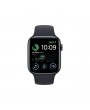 Apple Watch SE2 GPS-es (44mm) fekete alumínium tok, fekete sportszíjas okosóra