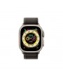 Apple Watch Ultra Cellular (49mm) ezüst titánium tok, fekete/szürke terep pánt (M/L) okosóra