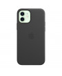 Apple MagSafe Black iPhone 12/12 Pro fekete bőr hátlap