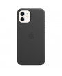 Apple MagSafe Black iPhone 12/12 Pro fekete bőr hátlap