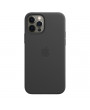 Apple MagSafe Black iPhone 12/12 Pro fekete bőr hátlap