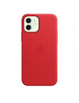 Apple MagSafe (PRODUCT)RED iPhone 12/12 Pro piros bőr hátlap