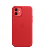 Apple MagSafe (PRODUCT)RED iPhone 12/12 Pro piros bőr hátlap