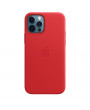 Apple MagSafe (PRODUCT)RED iPhone 12/12 Pro piros bőr hátlap