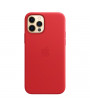 Apple MagSafe (PRODUCT)RED iPhone 12/12 Pro piros bőr hátlap