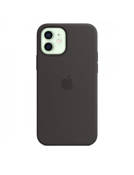 Apple MagSafe Black iPhone 12/12 Pro fekete szilikon hátlap
