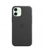 Apple MagSafe Black iPhone 12 mini fekete bőr hátlap