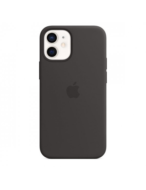 Apple MagSafe Black iPhone 12 mini fekete szilikon hátlap