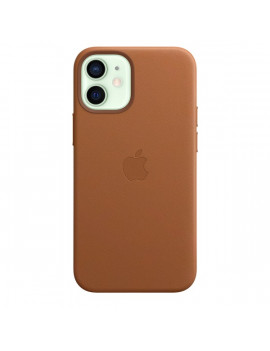 Apple MagSafe Saddle Brown iPhone 12 mini barna bőr hátlap