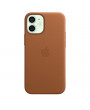 Apple MagSafe Saddle Brown iPhone 12 mini barna bőr hátlap