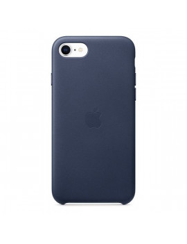Apple iPhone 7/8/SE (2020) sötétkék bőr hátlap