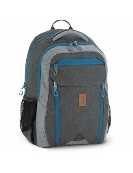 Ars Una 24 (5011) szürke-kék ergonomikus hátizsák