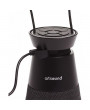 Artsound Lighthouse hordozható Bluetooth fekete hangszóró és kemping lámpa