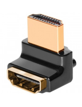 AudioQuest HDM90W HDMI Type A aljzat - Type A aljzat aranyozott csatlakozós 90 fokos adapter