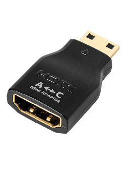 AudioQuest HDMADCA HDMI Type A dugó - Mini Type C aljzat aranyozott csatlakozós adapter