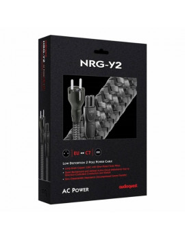 AudioQuest NRG-Y2 NRGY2EU01 1m C7 piskóta - Schuko hálózati kábel