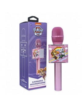 Audio Pro PAW942 PAW Patrol Pink Karaoke mikrofon beépített Bluetooth hangszóróval
