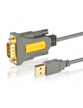 Axagon ADS-1PS USB 2.0 - soros RS-232 DB9 aktív adapter