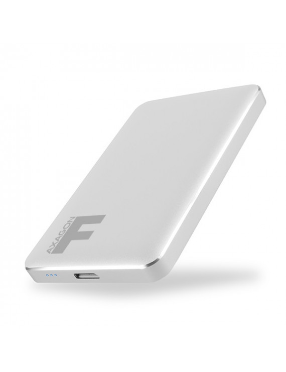 Axagon EE25-F6S USB 3.0 ezüst csavar nélküli külső alumínium 2,5