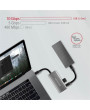Axagon HMC-4G2 4 portos USB3.2. Gen 2 ezüstfekete HUB