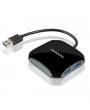 Axagon HUE-S1B 4 portos USB3.0 HUB