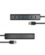 Axagon HUE-SA7BP 7 portos USB3.0 gyorstöltő fekete HUB